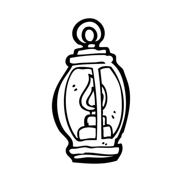 Torm lanterne dessin animé — Image vectorielle