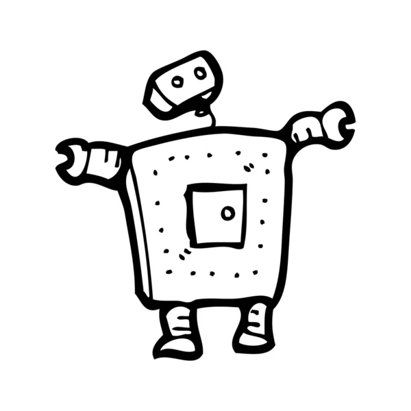 Cartoon gigantisk robot — Stock vektor