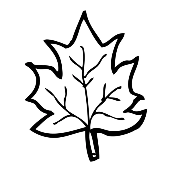 Dibujo de hojas — Vector de stock
