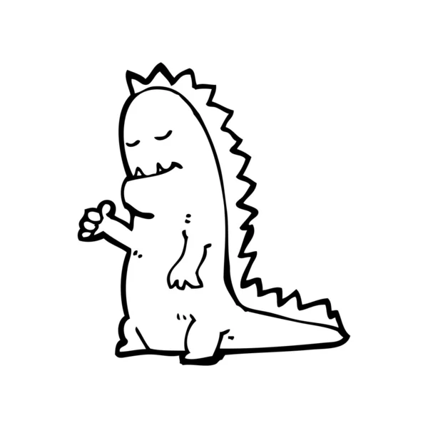Dibujos animados de dinosaurios — Archivo Imágenes Vectoriales