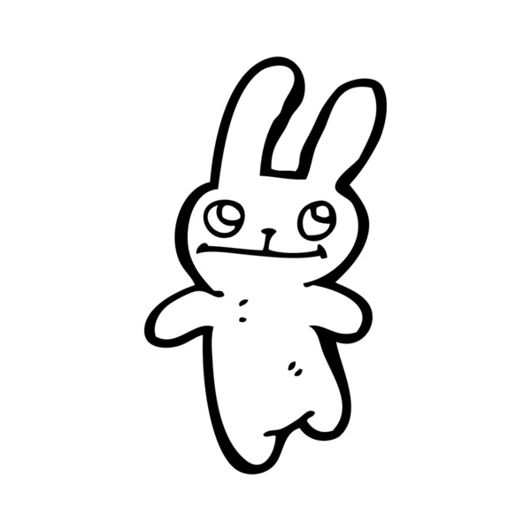 Happy Bunny Cartoon — Stockvektor