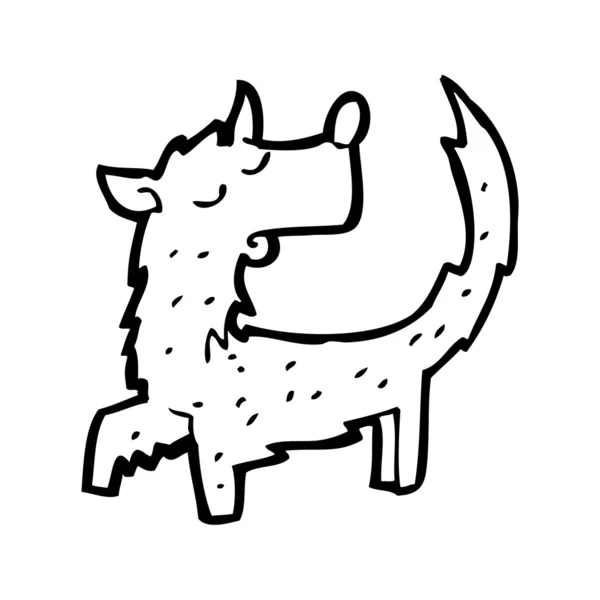 Dibujos animados perro desordenado — Vector de stock