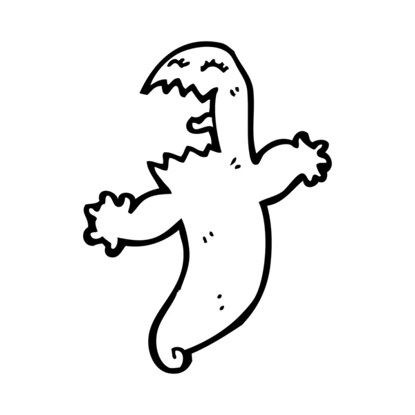 Cartoon ghost — Stockvector