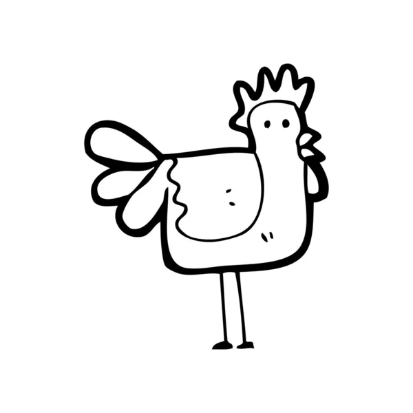 鶏漫画 — ストックベクタ