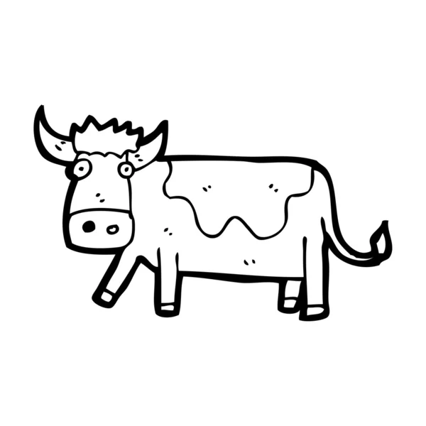 Býk kreslený — Stockový vektor