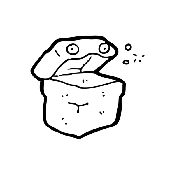 Lunchbox dessin animé — Image vectorielle