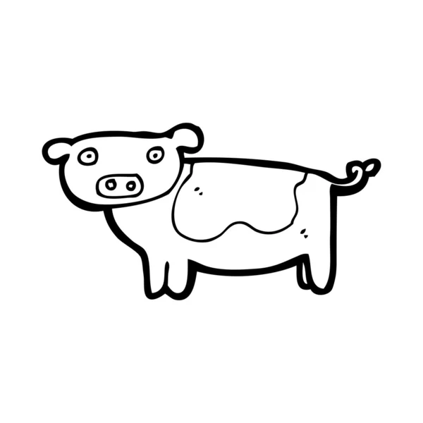 Caricature de porc — Image vectorielle