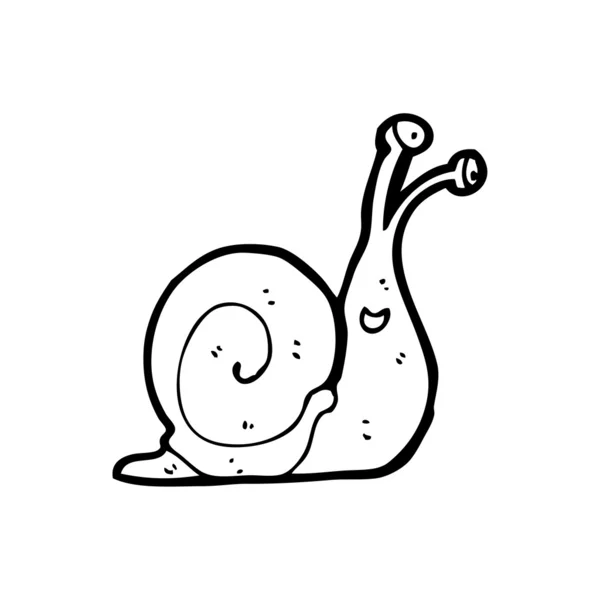 Escargot de bande dessinée — Image vectorielle