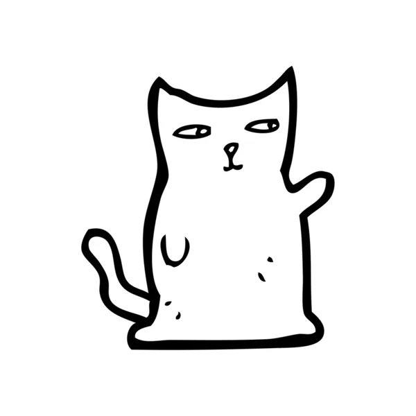 Cartoon sprechende Katze — Stockvektor