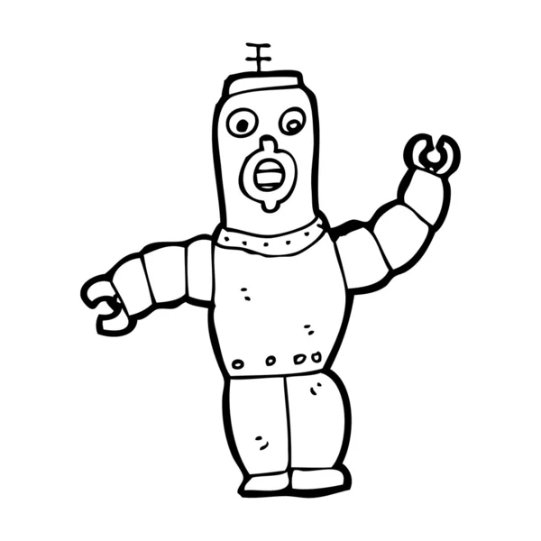 로봇 만화 — 스톡 벡터