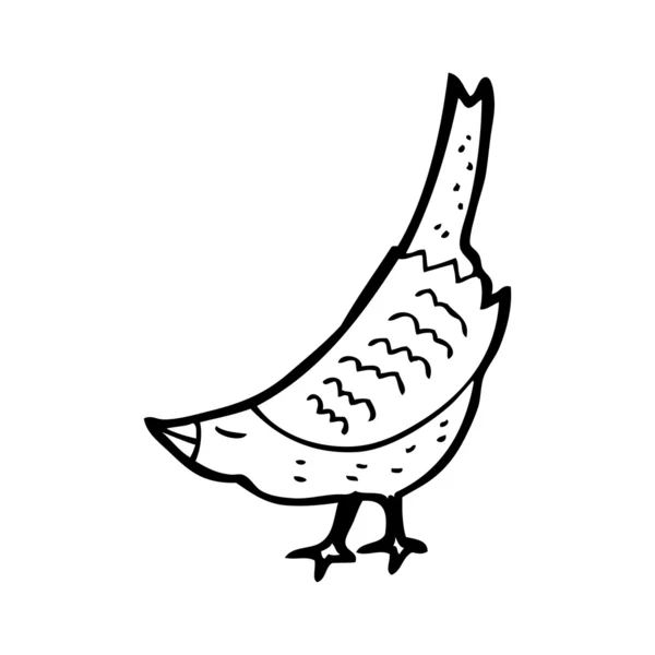 Карикатура на толстую Робин — стоковый вектор
