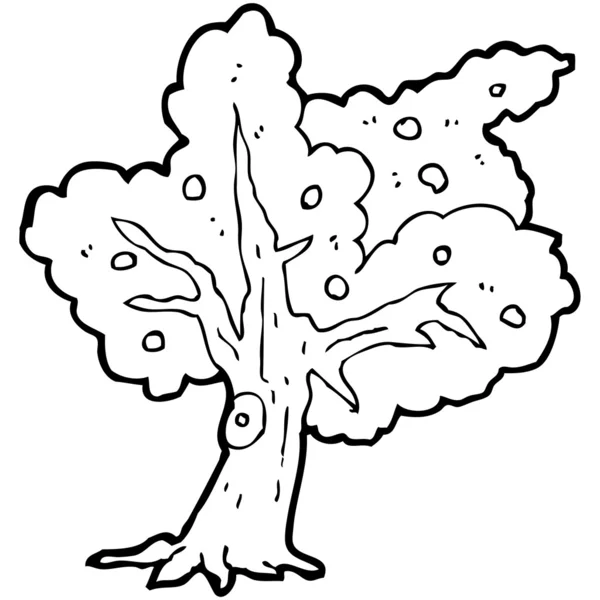Träd ritning — Stock vektor
