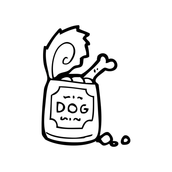 Τρόφιμα σκυλιών κινούμενων σχεδίων — Διανυσματικό Αρχείο