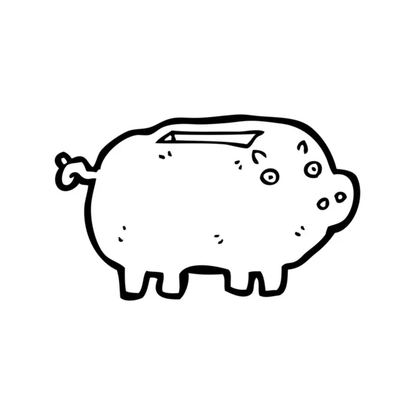 Desenhos animados do Piggy Bank —  Vetores de Stock