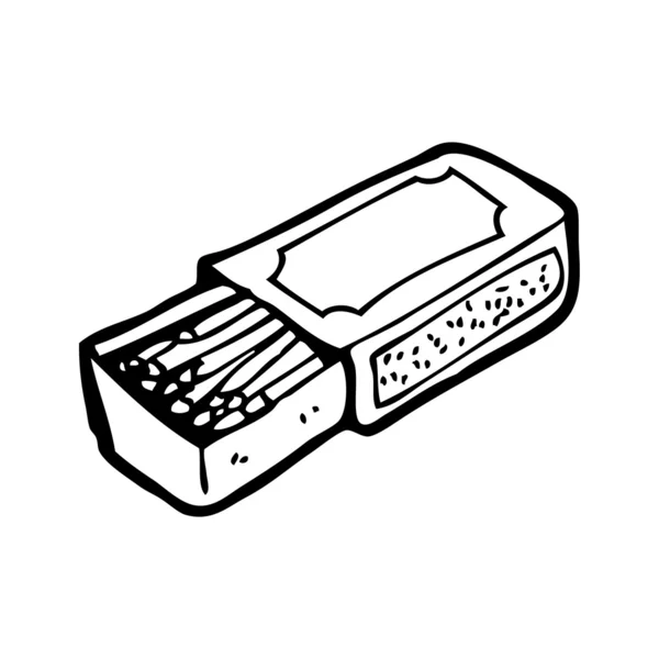 Kreslený matchbox — Stockový vektor