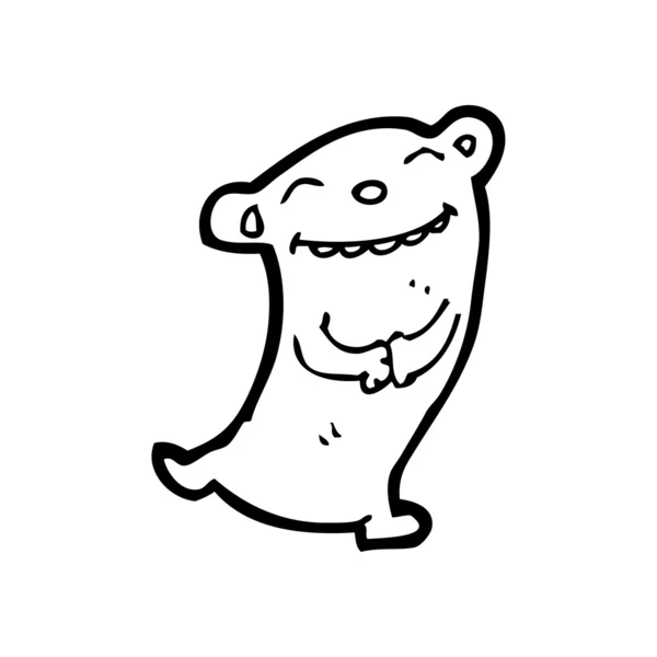 搞笑熊卡通 — 图库矢量图片
