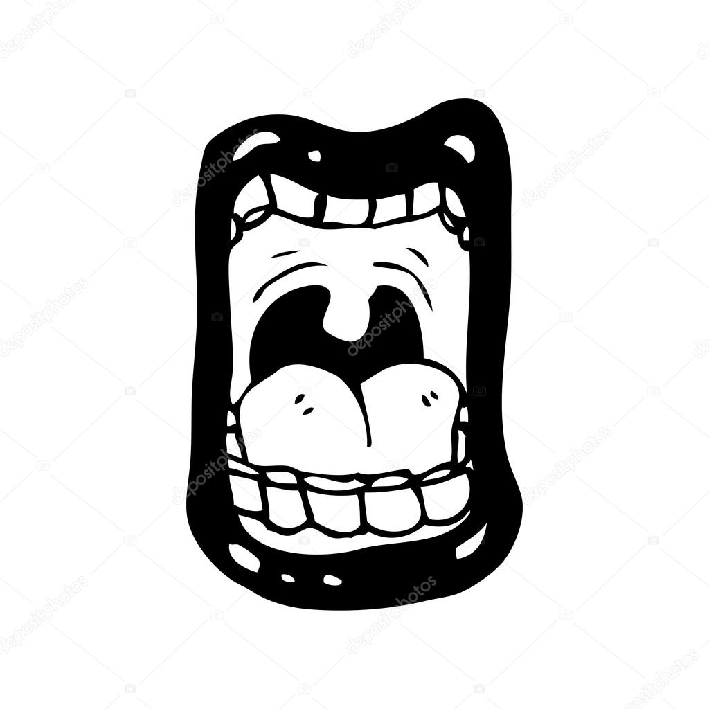 Screaming mouth cartoon Stock Vector Image by ©lineartestpilot #19764057 Screaming mouth cartoon Stock Vector Image by ©lineartestpilot #19764057