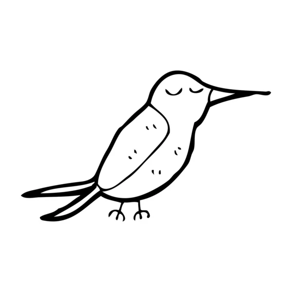 Cartoon hummingbird — Stock vektor