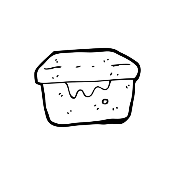 Lunchbox cartoon — Stockvector