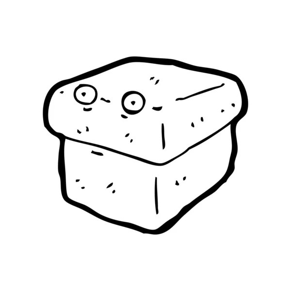 Boîte à lunch dessin animé — Image vectorielle