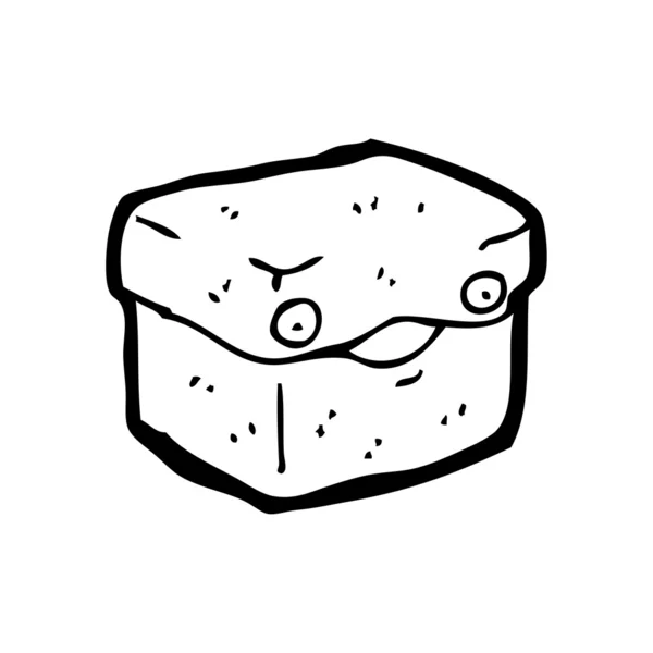 Caja de almuerzo de dibujos animados — Vector de stock