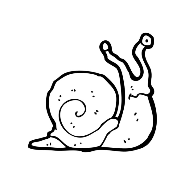 カタツムリの漫画 — ストックベクタ