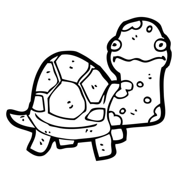 Schildpad cartoon — Stockvector