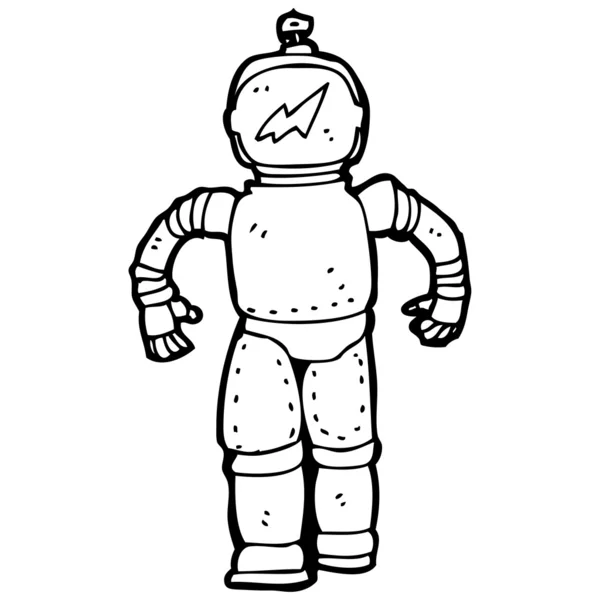 Astronauta cartone animato — Vettoriale Stock