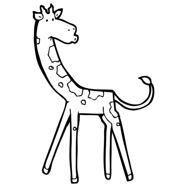 长颈鹿卡通 — 图库矢量图片