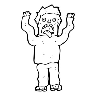 deli adam çizgi film