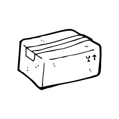 karton kutu karikatürü