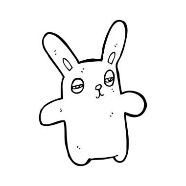 yorgun bunny tavşan çizgi
