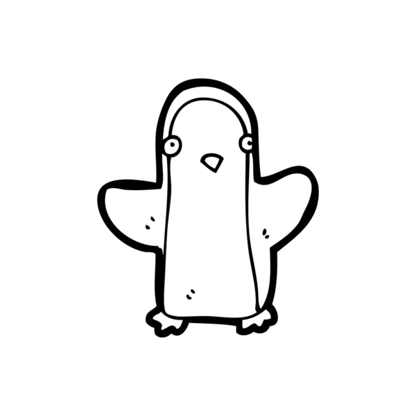 Desenhos animados de pinguim — Vetor de Stock