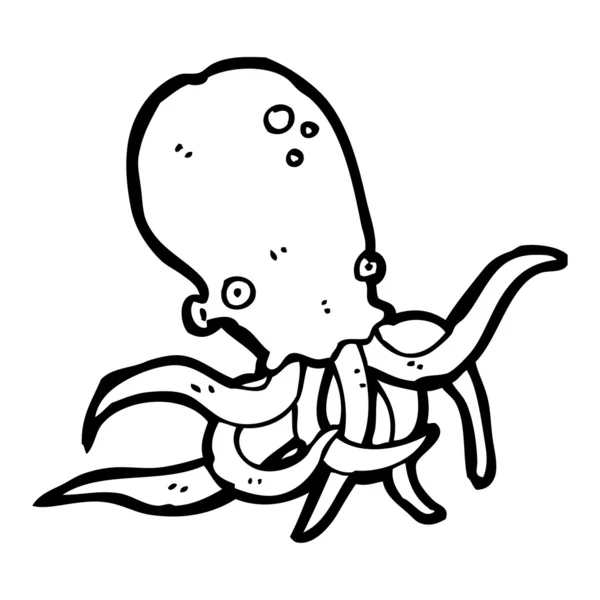 Desenhos animados Octopus — Vetor de Stock