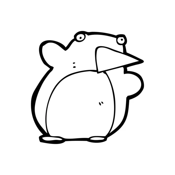 Happy penguin cartoon — Stock Vector