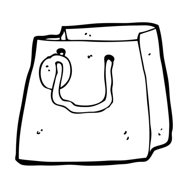 Giftbag-Cartoon aus Papier — Stockvektor