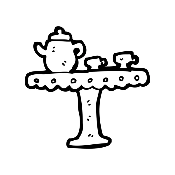 Čaj kreslený — Stockový vektor