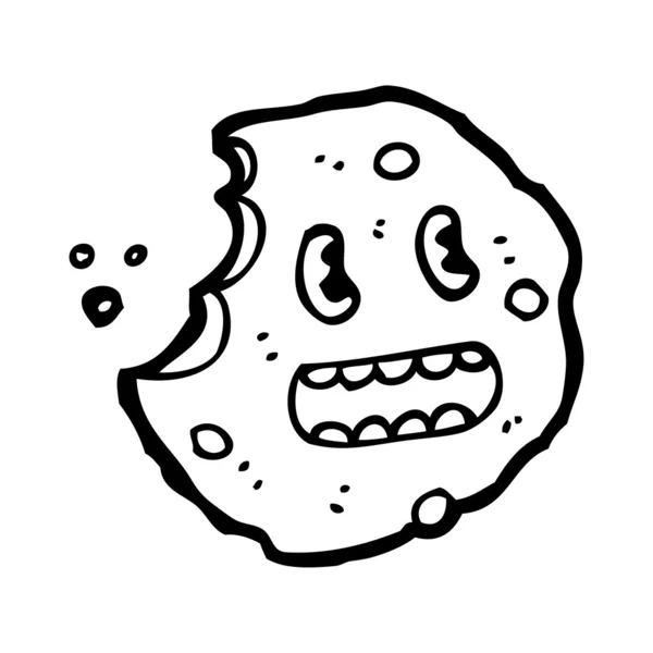 Cookie cartoon — Stockvector