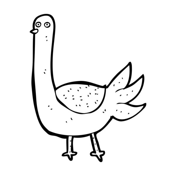 비둘기 만화 — 스톡 벡터