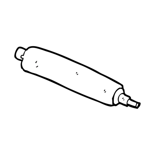 Voelde tip pen cartoon — Stockvector