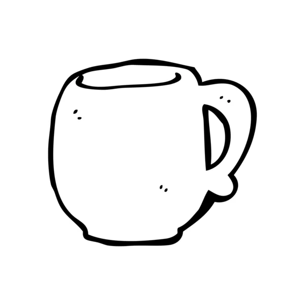 Csésze kávé rajzfilm — Stock Vector