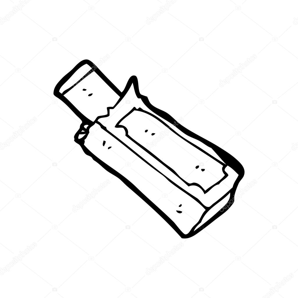 Chewing gum cartoon — Stock Vector © lineartestpilot #19894585