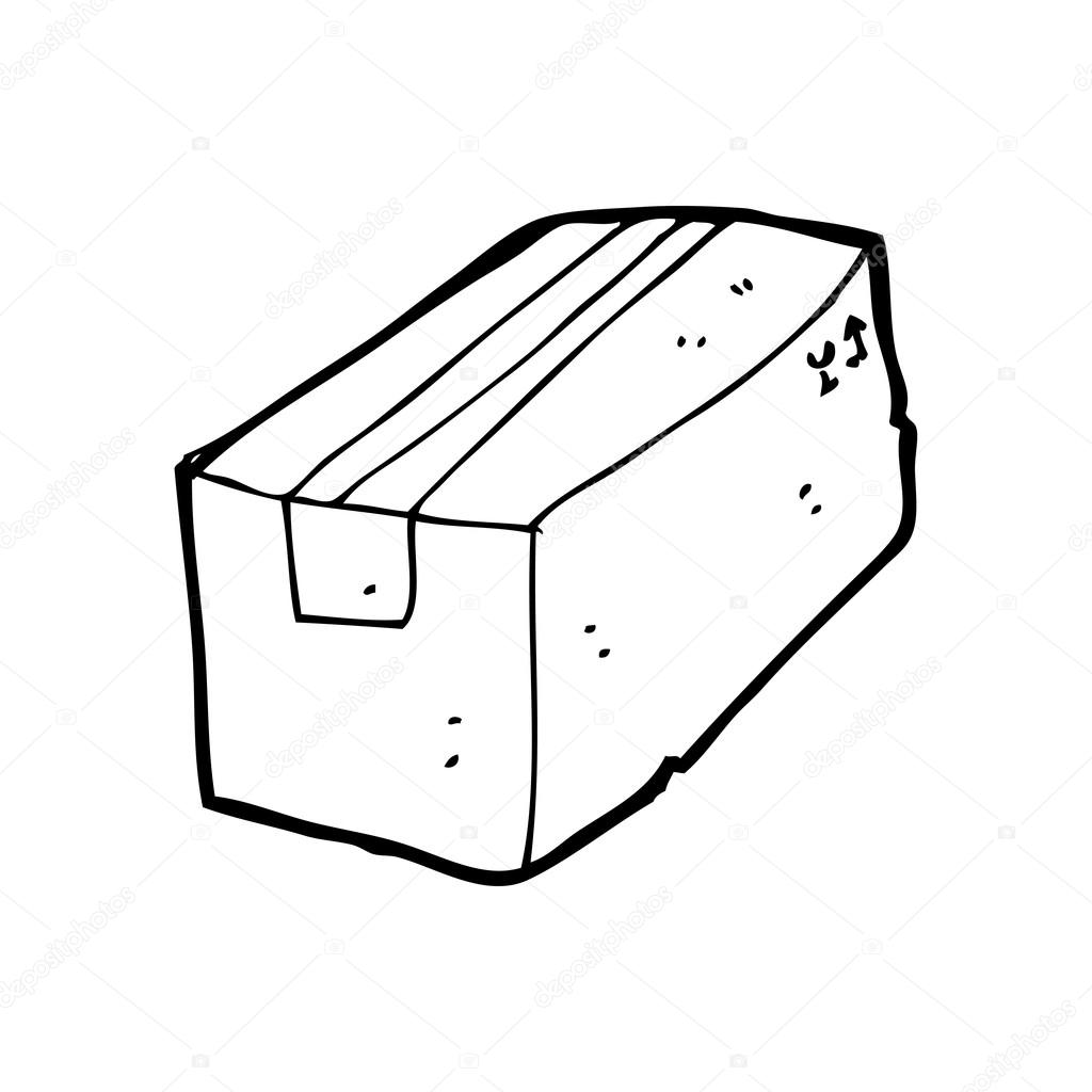 Carton Boite Dessin Anime Image Vectorielle Par Lineartestpilot C Illustration