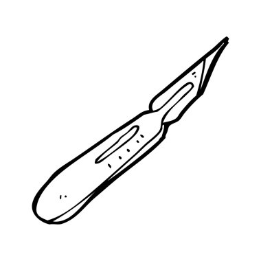 cerrahi neşter karikatür