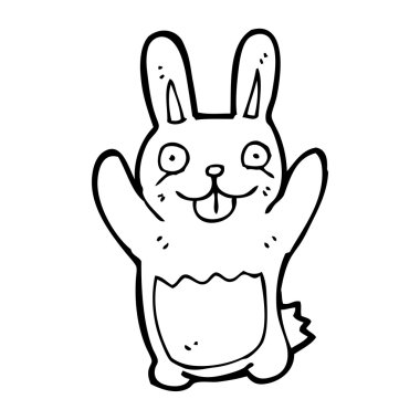 Acayip mutlu tavşan çizgi film