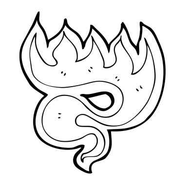 dövme flame tasarım öğesi