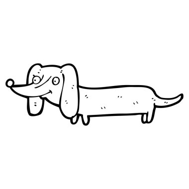 Dachshund karikatür