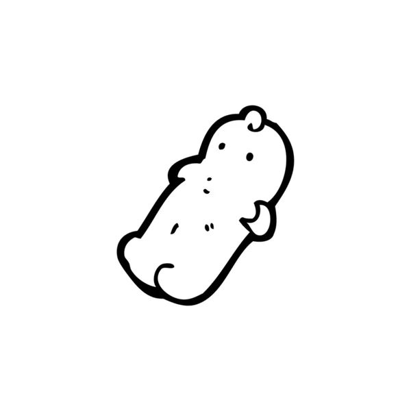 Jelly baby cartoon — Stock vektor