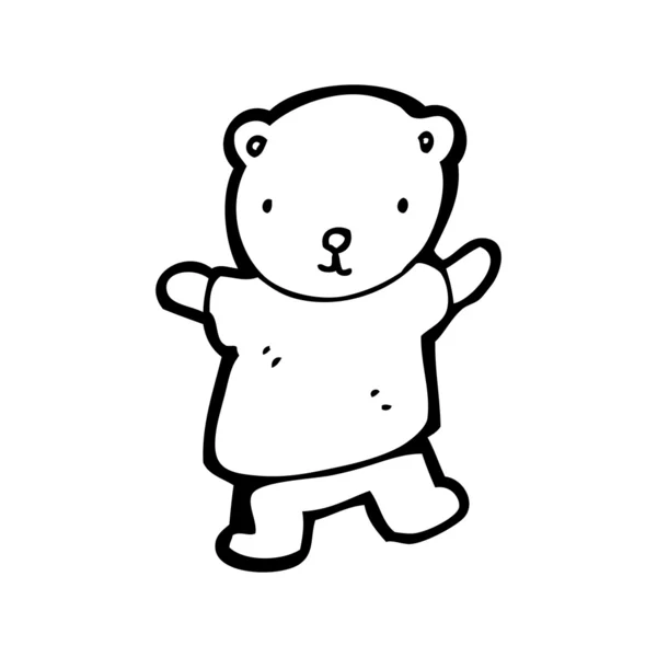 Luid bear cartoon — Stockvector