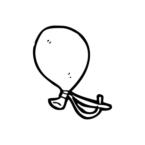 Ballon flottant dessin animé — Image vectorielle